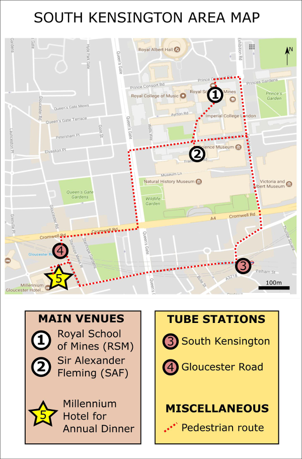 South Kensington Area Map