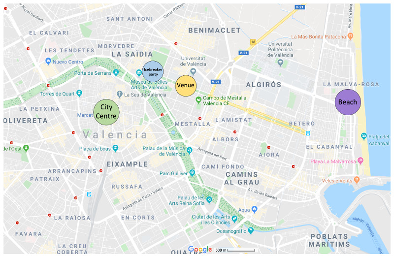 Map of Valencia