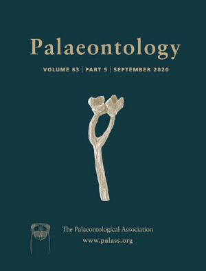 Palaeontology - Vol. 63 Part 5 - Cover Image