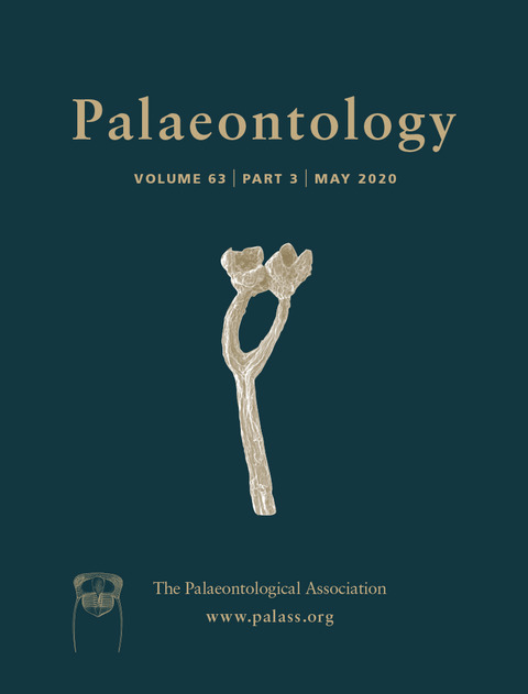 Palaeontology - Vol. 63 Part 3 - Cover Image
