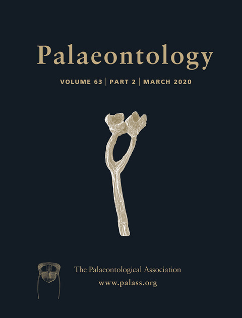Palaeontology - Vol. 63 Part 2 - Cover Image