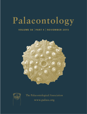 Palaeontology - Vol. 58 Part 4 - Cover Image