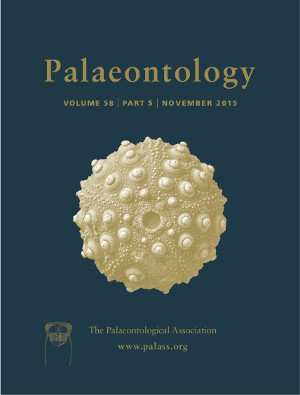 Palaeontology - Vol. 58 Part 5 - Cover Image