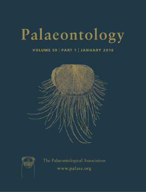 Palaeontology - Vol. 59 Part 1 - Cover Image