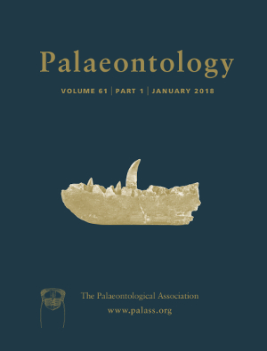 Palaeontology Cover Image - Volume 61 Part 1