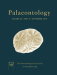 Palaeontology - Vol 62, Part 5 - Cover Image 