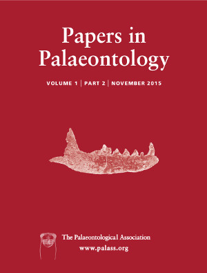 Papers in Palaeontology - Vol. 1 Part 2 - Cover Image