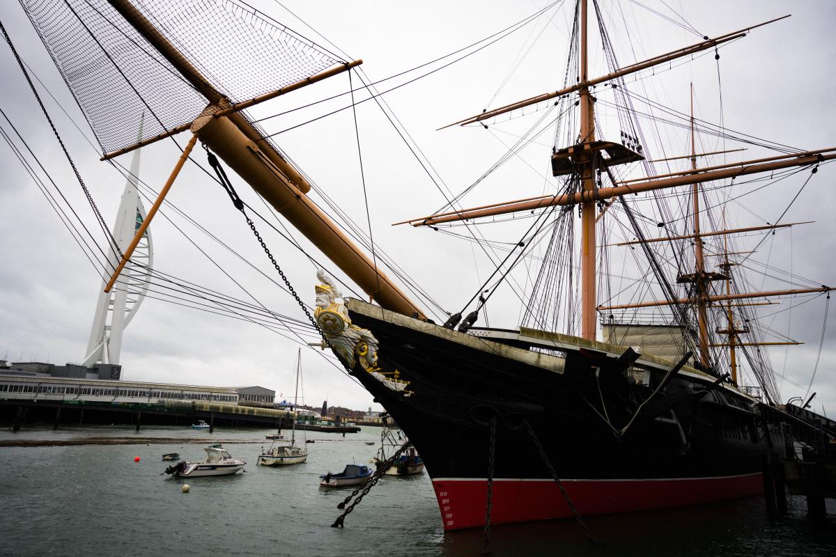 An image of the HMS Warrior
